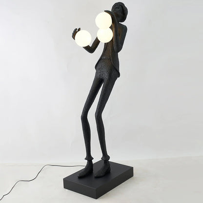 Michael Character Sculpture Floor Lamp - Nuvé