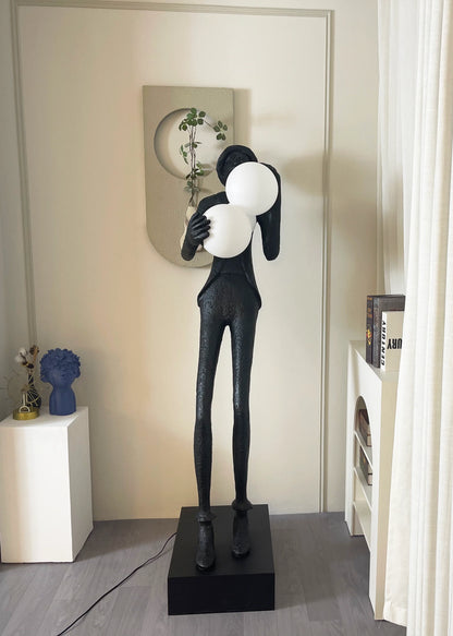 Michael Character Sculpture Floor Lamp - Nuvé