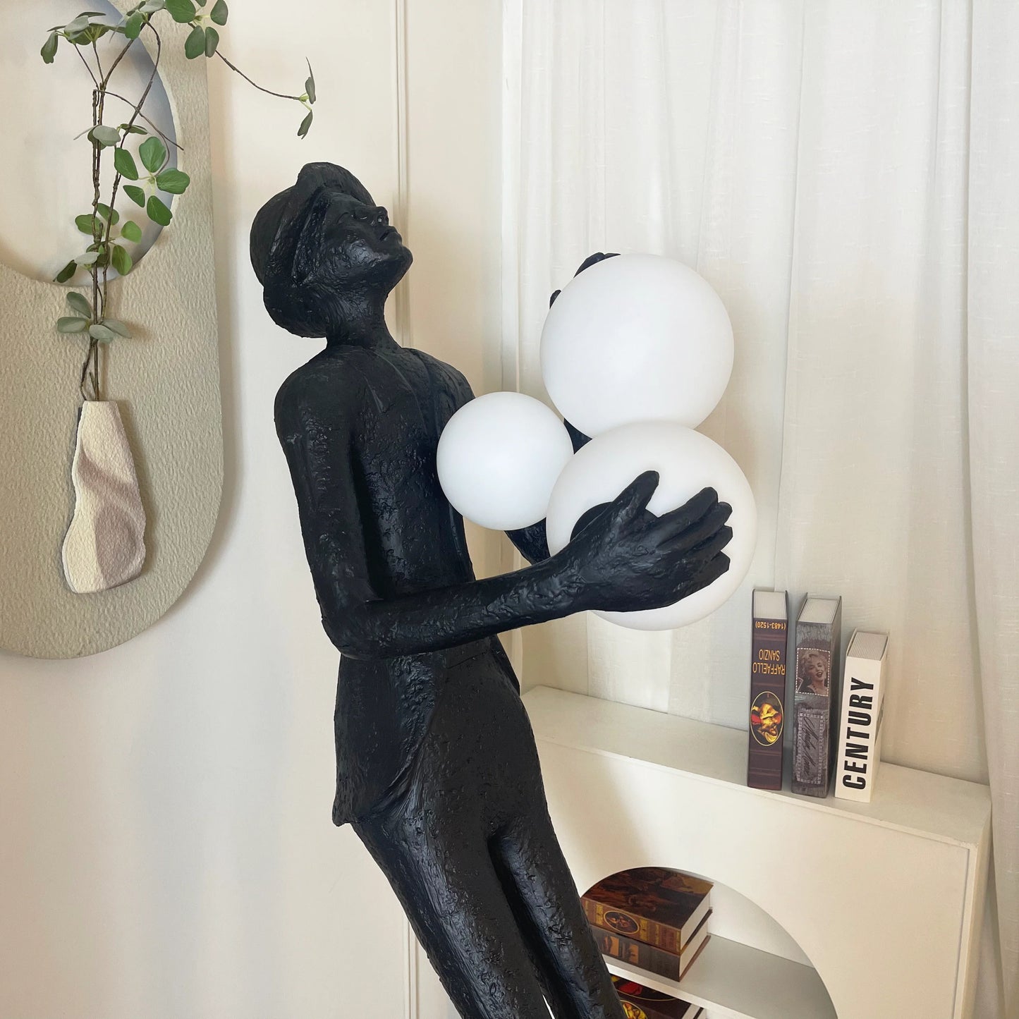 Michael Character Sculpture Floor Lamp - Nuvé