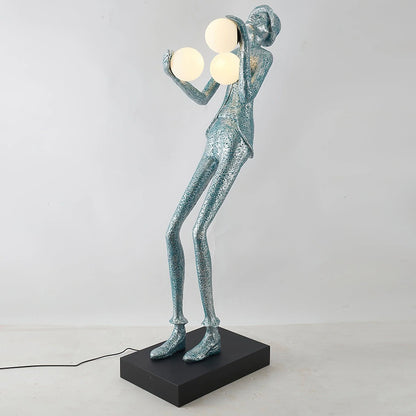 Michael Character Sculpture Floor Lamp - Nuvé