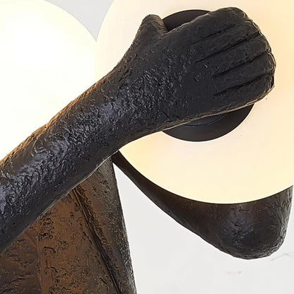 Michael Character Sculpture Floor Lamp - Nuvé