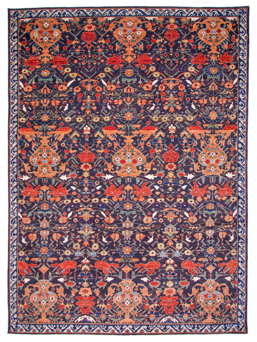 Persian Vase Design (9x12) black/multicolor - Nuvé
