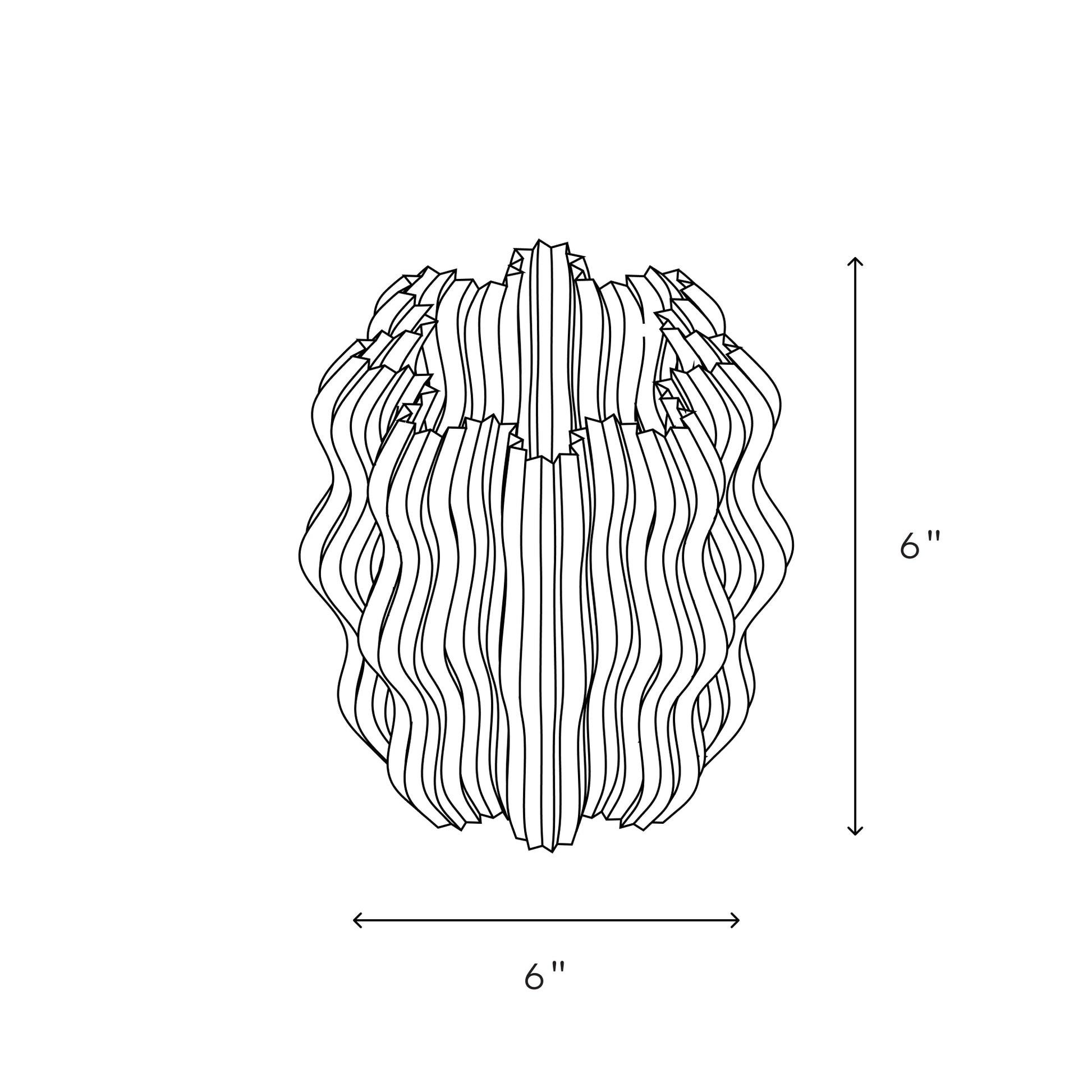 Mini Wavy Lamp - Nuvé