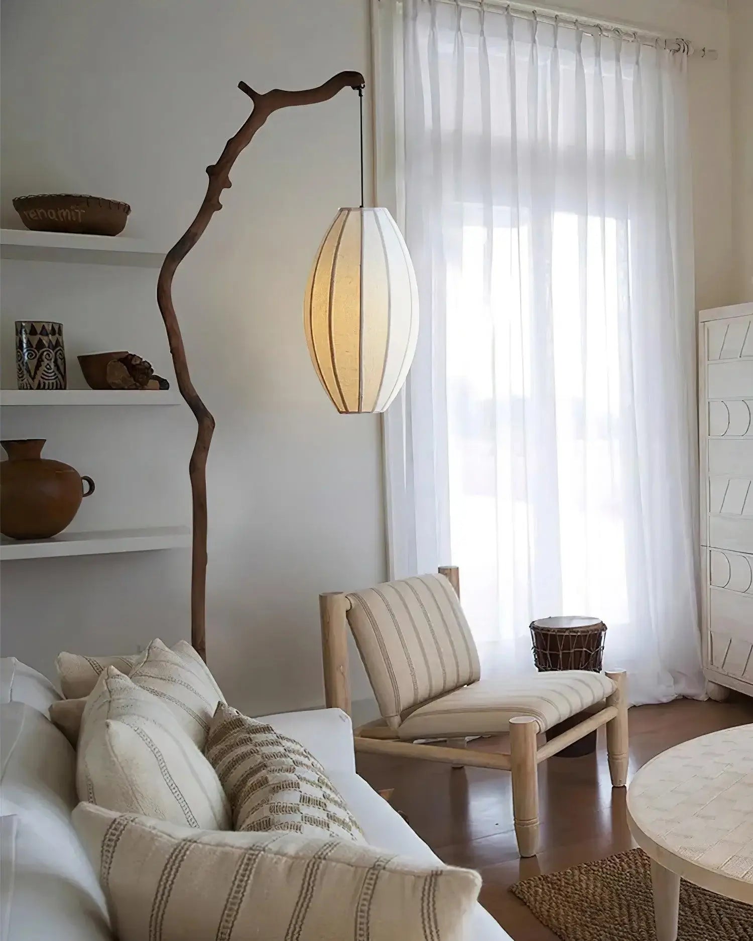 Minimalism Heiko Tree Lantern Floor Lamp - Nuvé