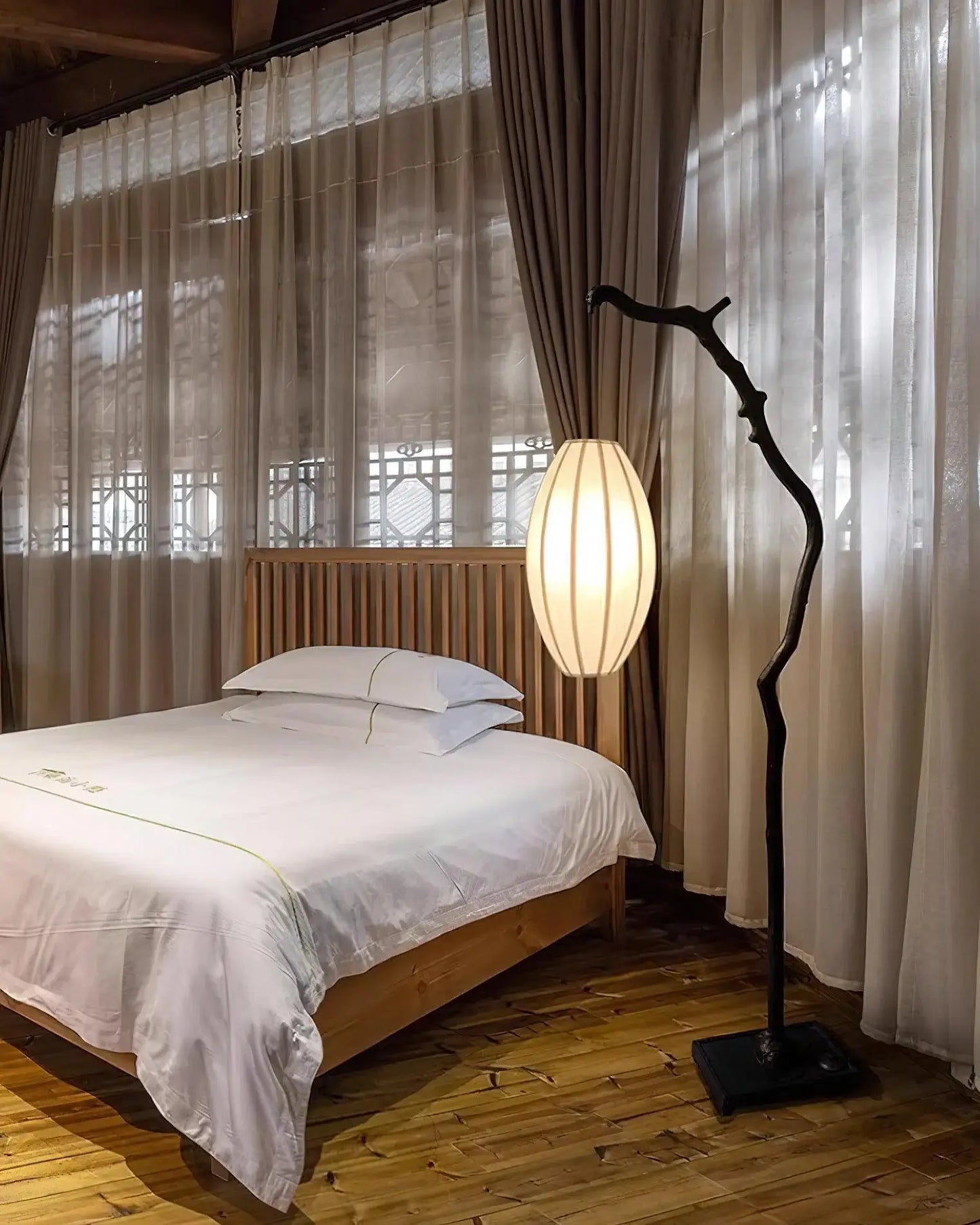 Minimalism Heiko Tree Lantern Floor Lamp - Nuvé