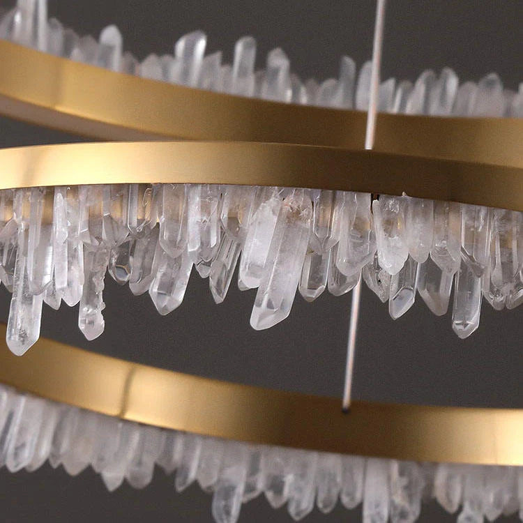 Minimalistic Crystal LED Chandelier - Nuvé