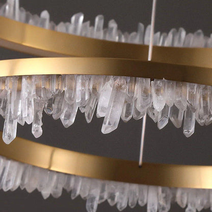 Minimalistic Crystal LED Chandelier - Nuvé