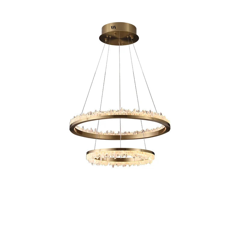 Minimalistic Crystal LED Chandelier - Nuvé
