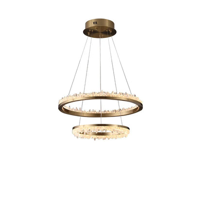 Minimalistic Crystal LED Chandelier - Nuvé