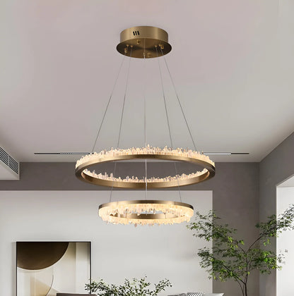 Minimalistic Crystal LED Chandelier - Nuvé
