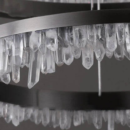 Minimalistic Crystal LED Chandelier - Nuvé
