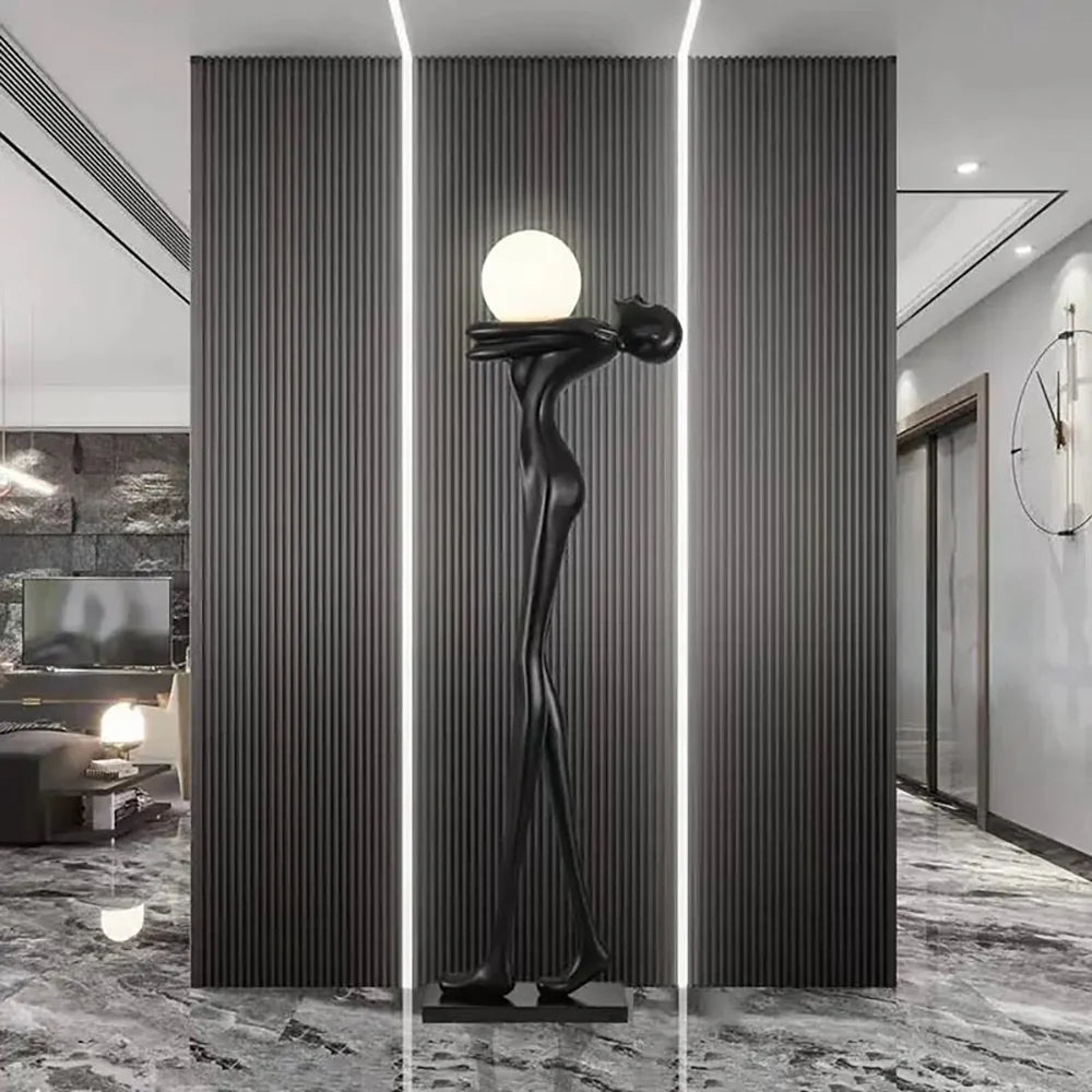 Moca Sculpture Figure Floor Lamp - Nuvé