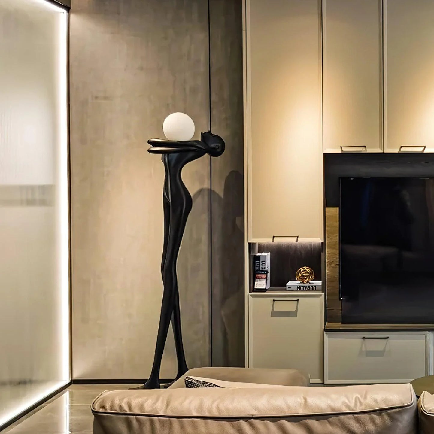 Moca Sculpture Figure Floor Lamp - Nuvé