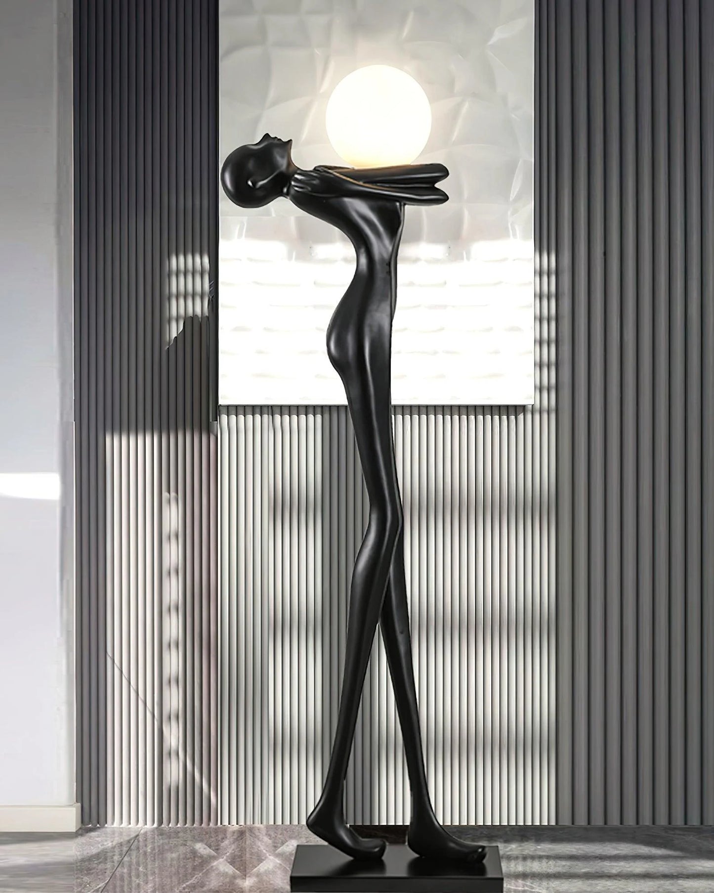 Moca Sculpture Figure Floor Lamp - Nuvé