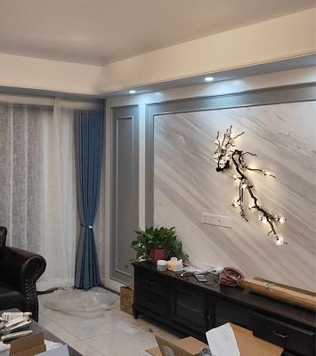 Plum Blossoms Wall Lamp - Nuvé