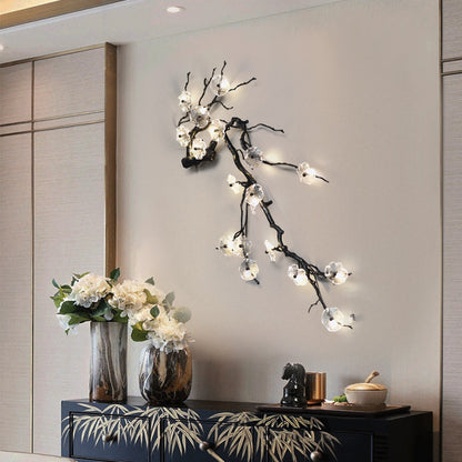 Plum Blossoms Wall Lamp