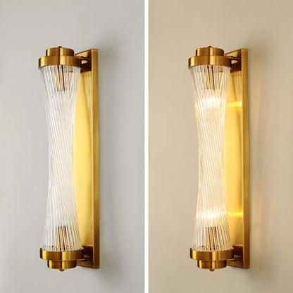 Modern Glass Column Wall Sconce - Nuvé