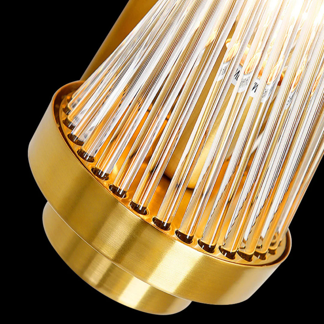 Modern Glass Column Wall Sconce - Nuvé
