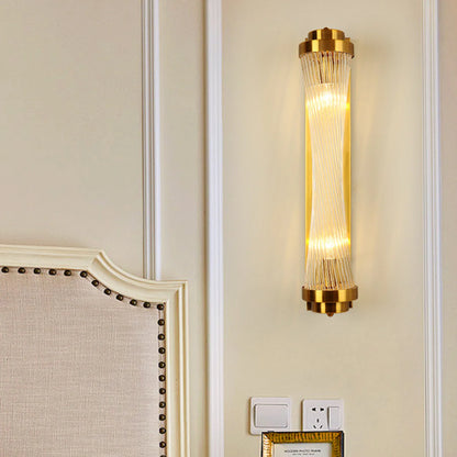 Modern Glass Column Wall Sconce - Nuvé
