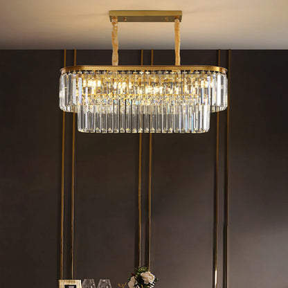 Modern Crystal Gold Chandelier - Nuvé