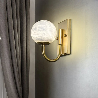 Modern Simple Alabaster Wall Lamp - Nuvé