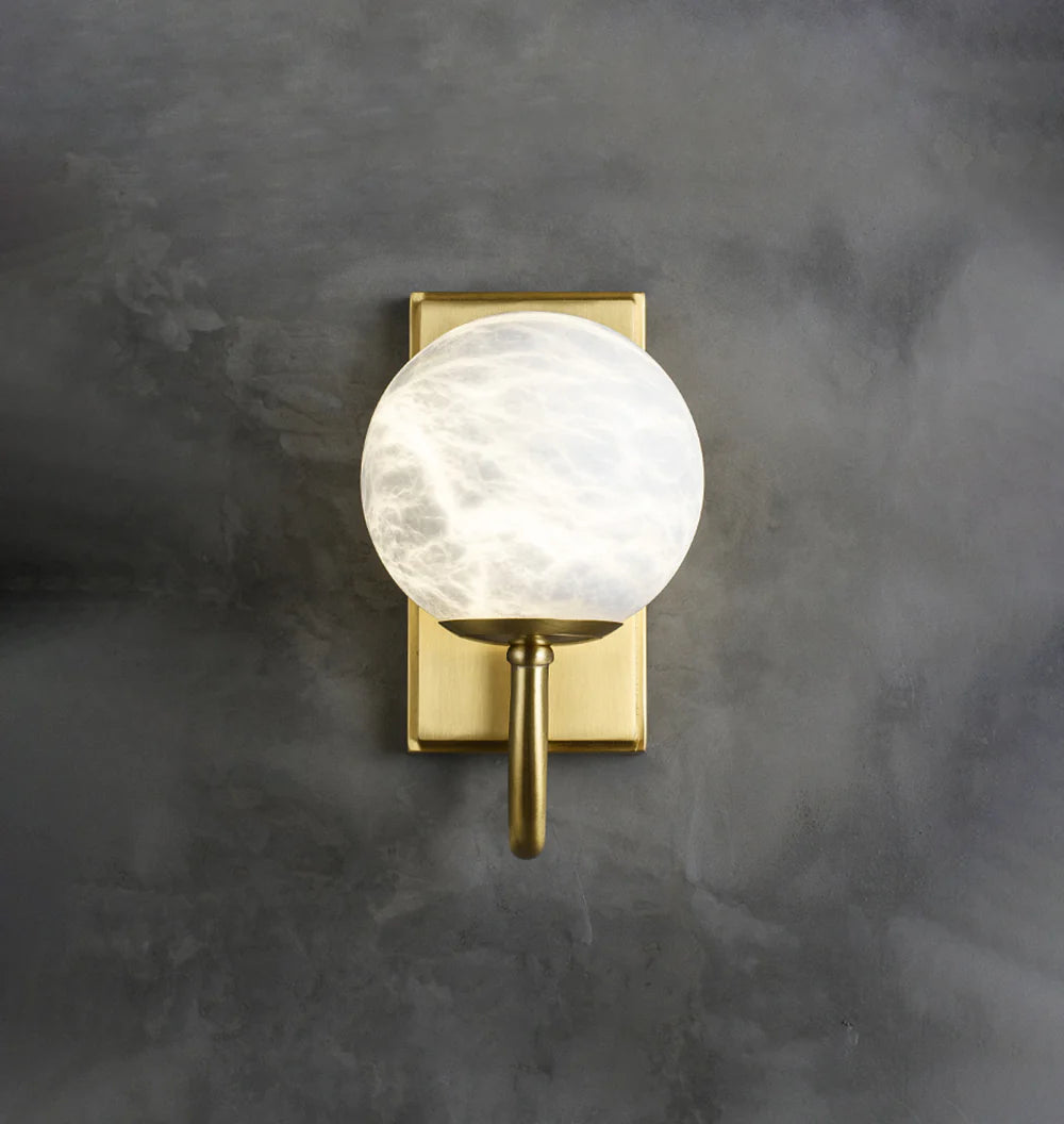 Modern Simple Alabaster Wall Lamp - Nuvé