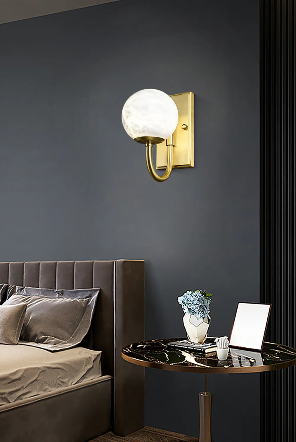 Modern Simple Alabaster Wall Lamp - Nuvé