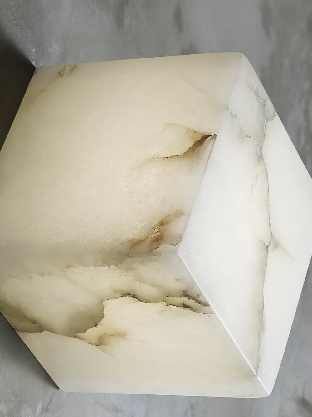 Modern Square Alabaster Wall Lamp - Nuvé