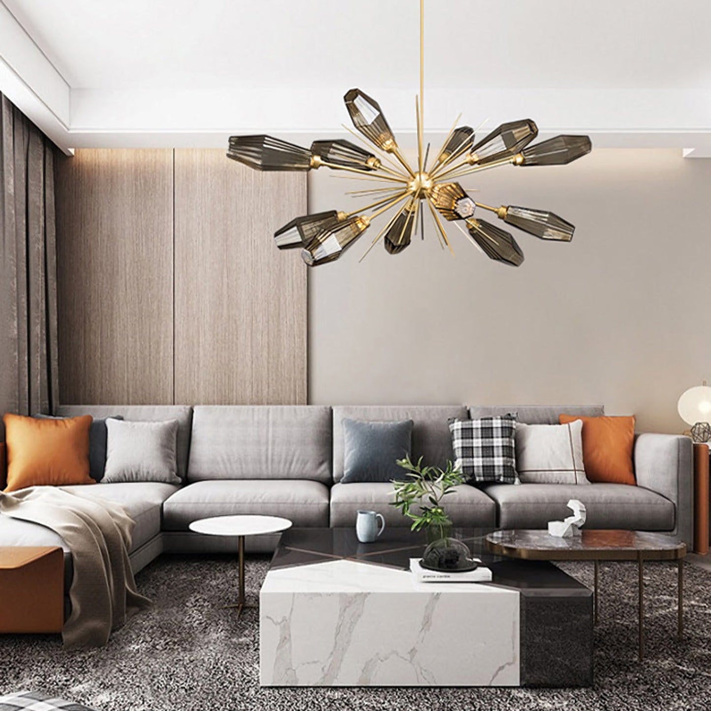 Modern Aalto Oval Chandelier - Nuvé