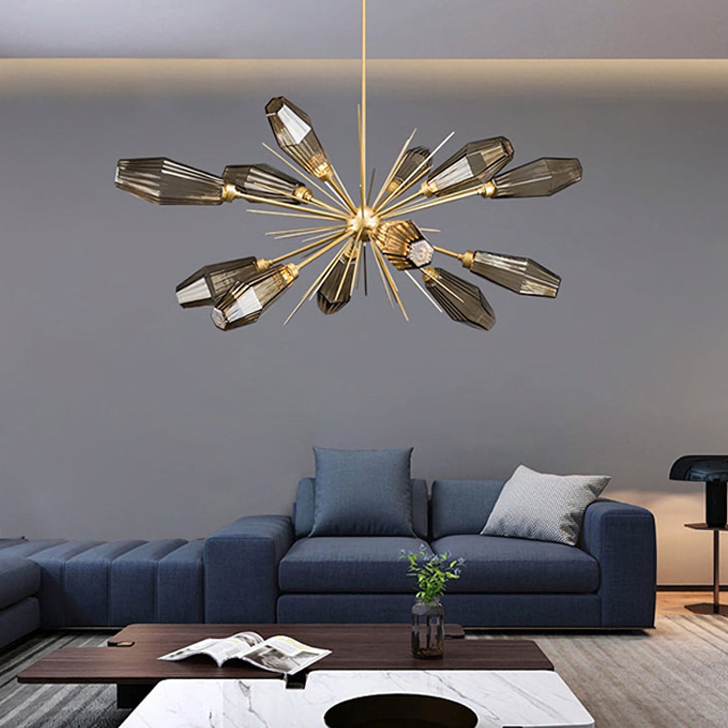 Modern Aalto Oval Chandelier - Nuvé