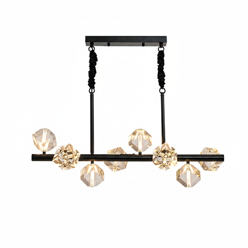 Modern Geometric Crystal Chandelier - Nuvé