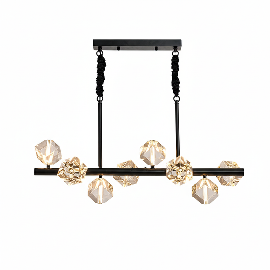 Modern Geometric Crystal Chandelier - Nuvé