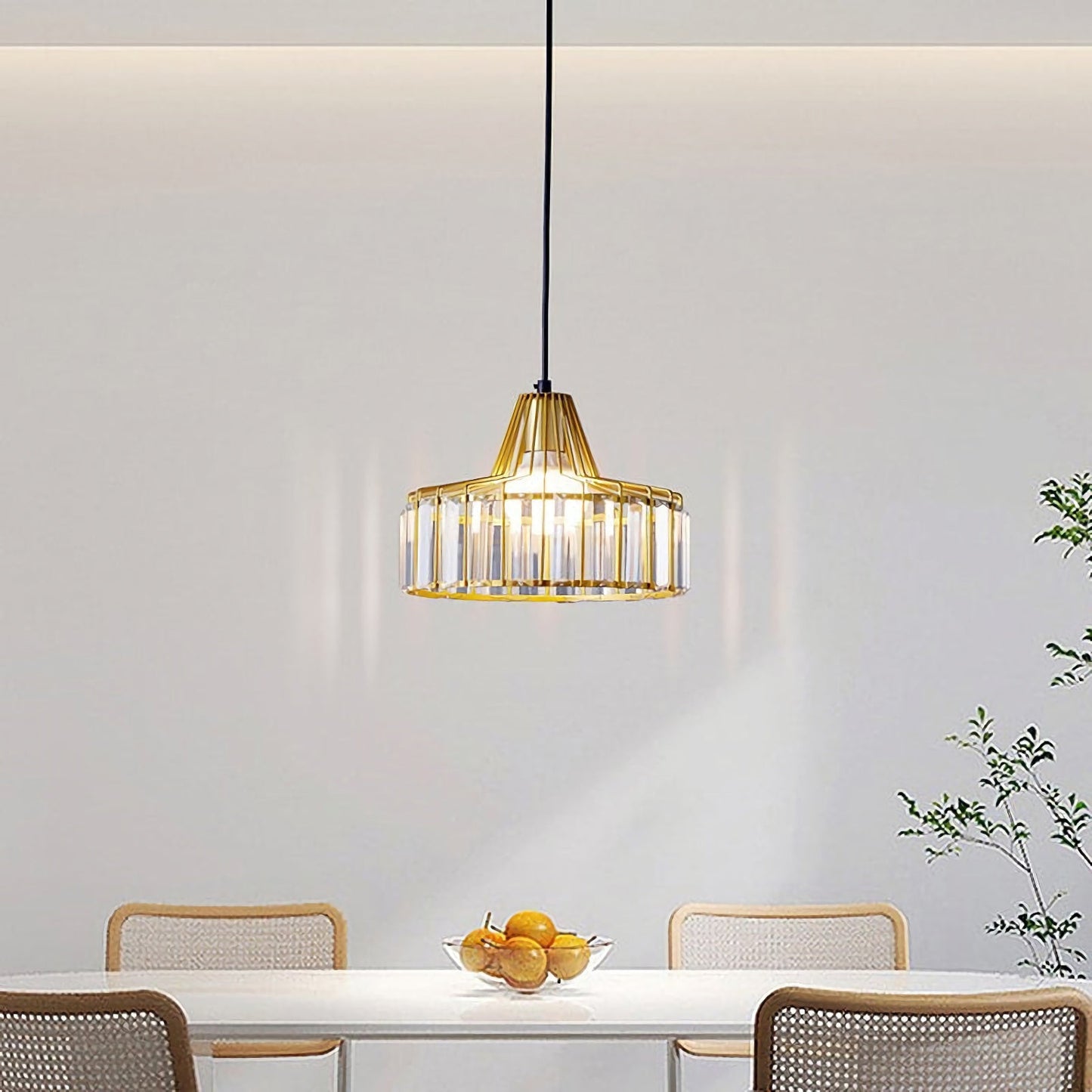 Modern Iron Art Glass Pendant Lamp - Nuvé