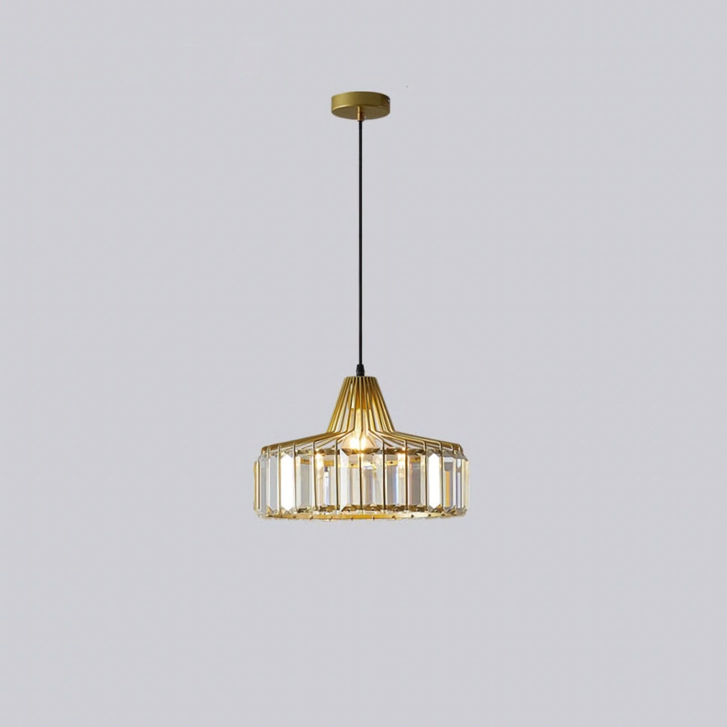 Modern Iron Art Glass Pendant Lamp - Nuvé
