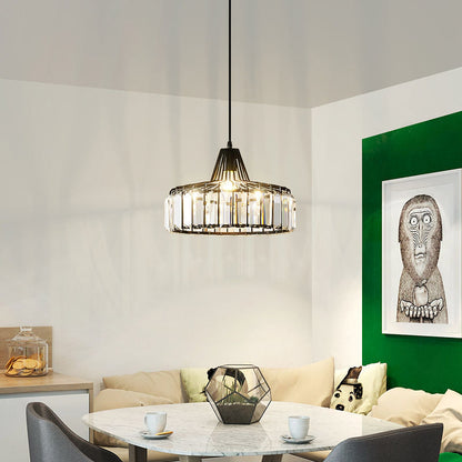 Modern Iron Art Glass Pendant Lamp - Nuvé