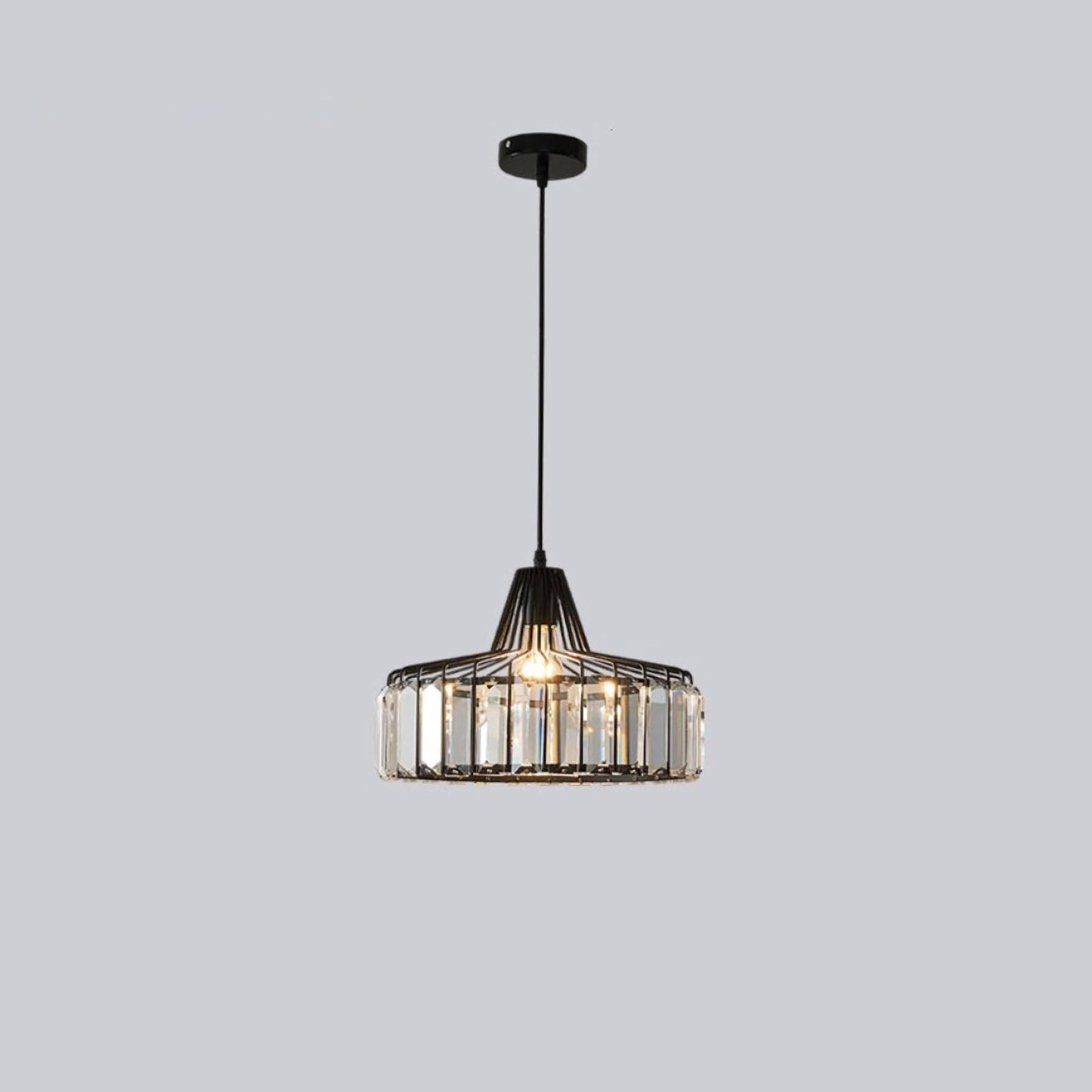 Modern Iron Art Glass Pendant Lamp - Nuvé