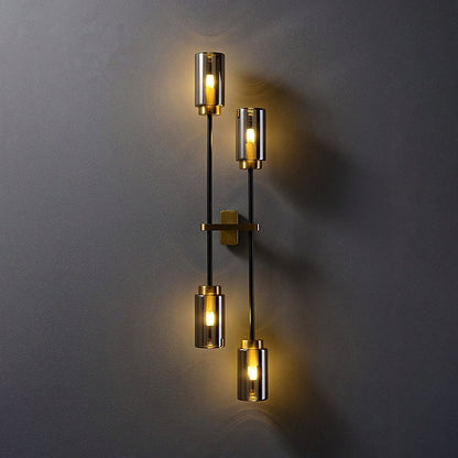 Modern Linear Glass Wall Lamp - Nuvé