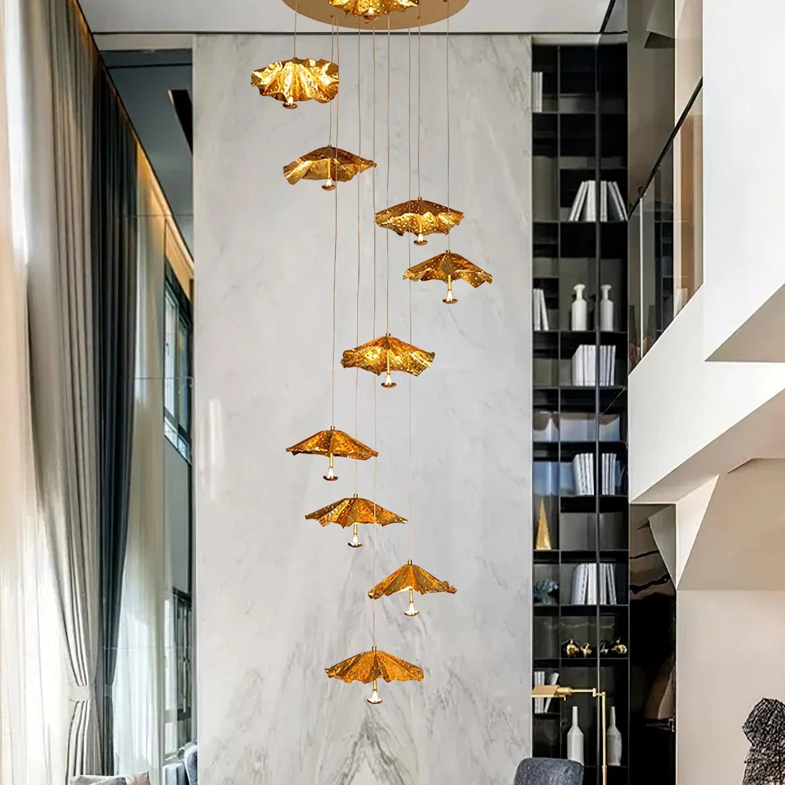 Modern Livra Chandelier - Nuvé