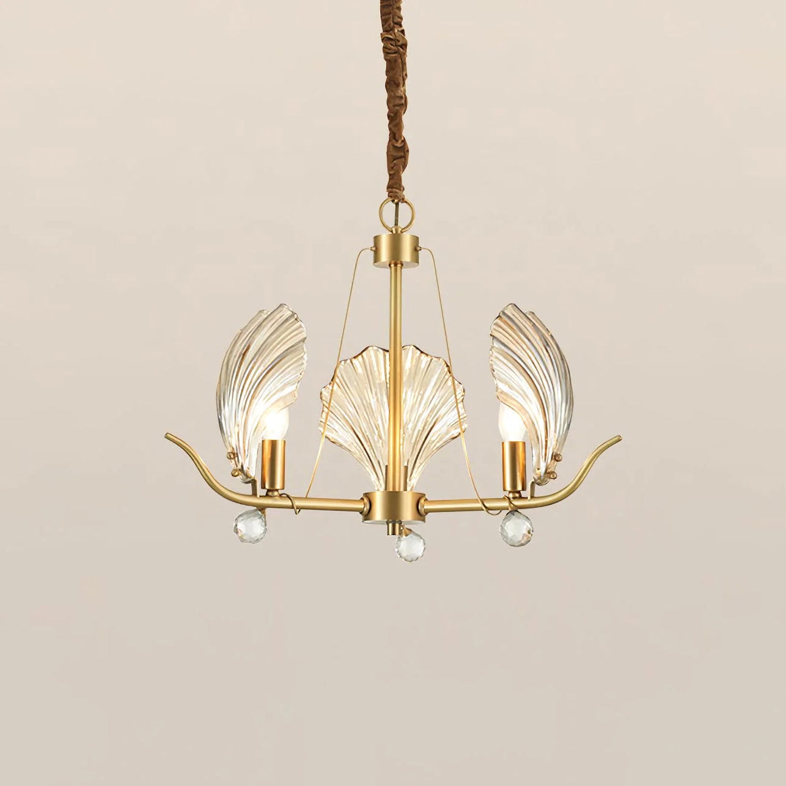 Modern Shell Glass Chandelier - Nuvé