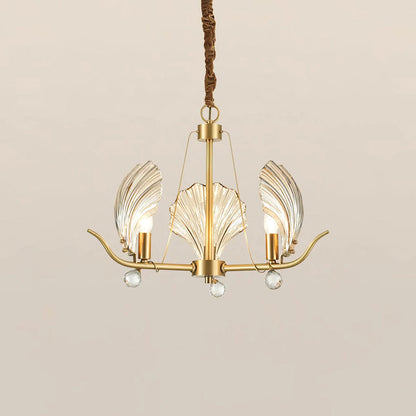Modern Shell Glass Chandelier - Nuvé