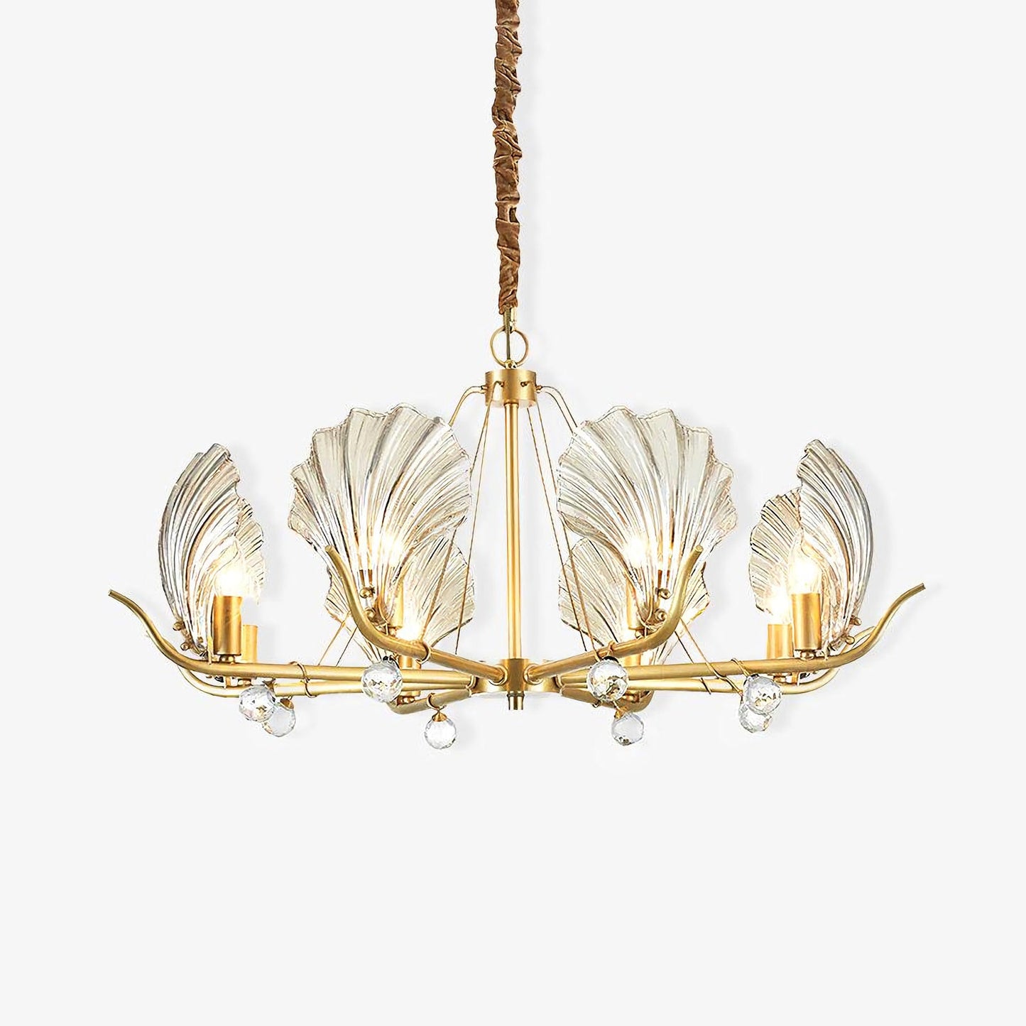 Modern Shell Glass Chandelier - Nuvé