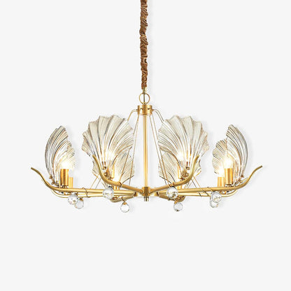 Modern Shell Glass Chandelier - Nuvé