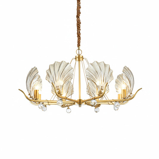 Modern Shell Glass Chandelier - Nuvé