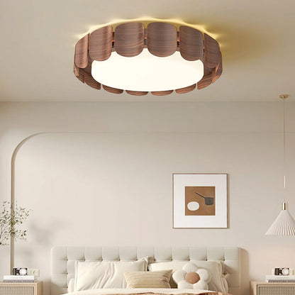 Modern Wabi-Sabi ceiling light by korewolamp featuring a minimalist, earthy design with textured ceramic shade and warm ambient lighting.