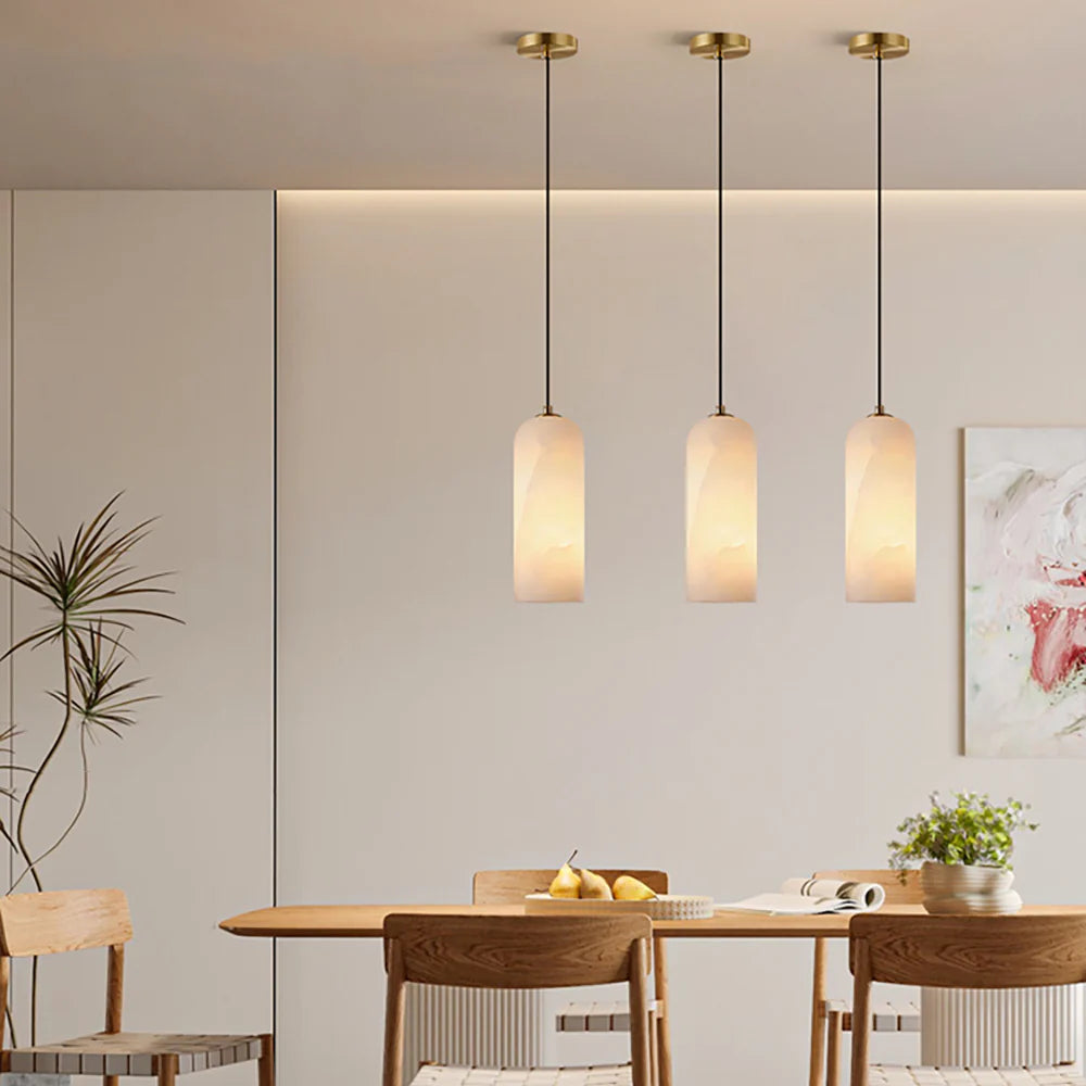 Monty Alabaster Pendant Lamp - Nuvé