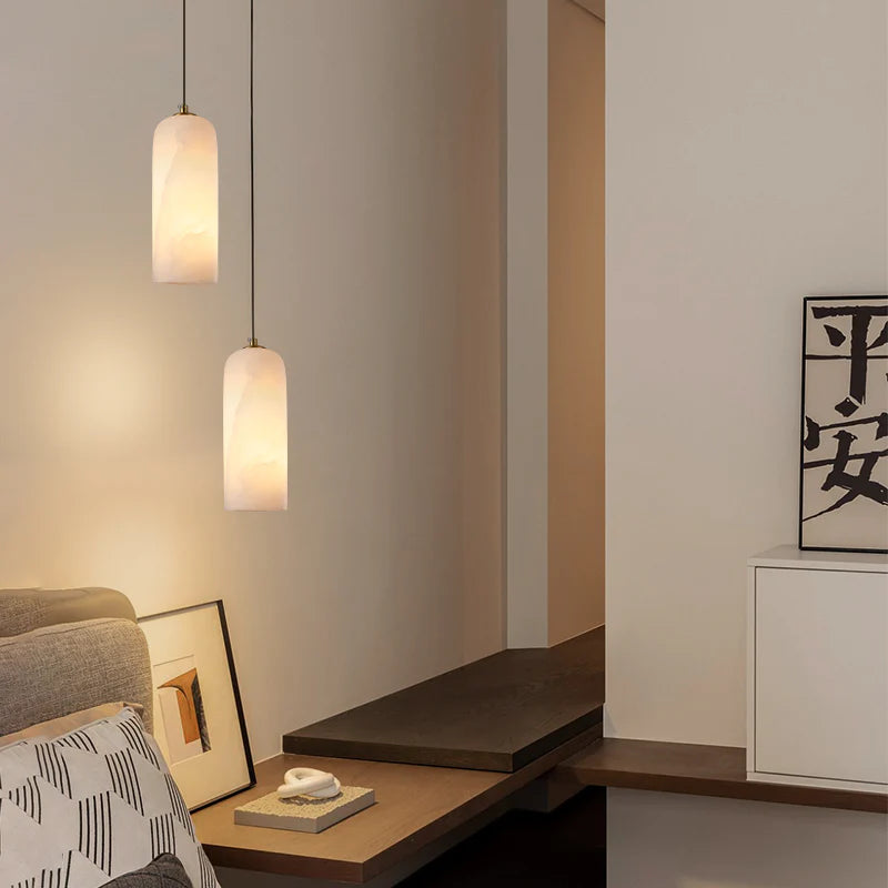 Monty Alabaster Pendant Lamp - Nuvé