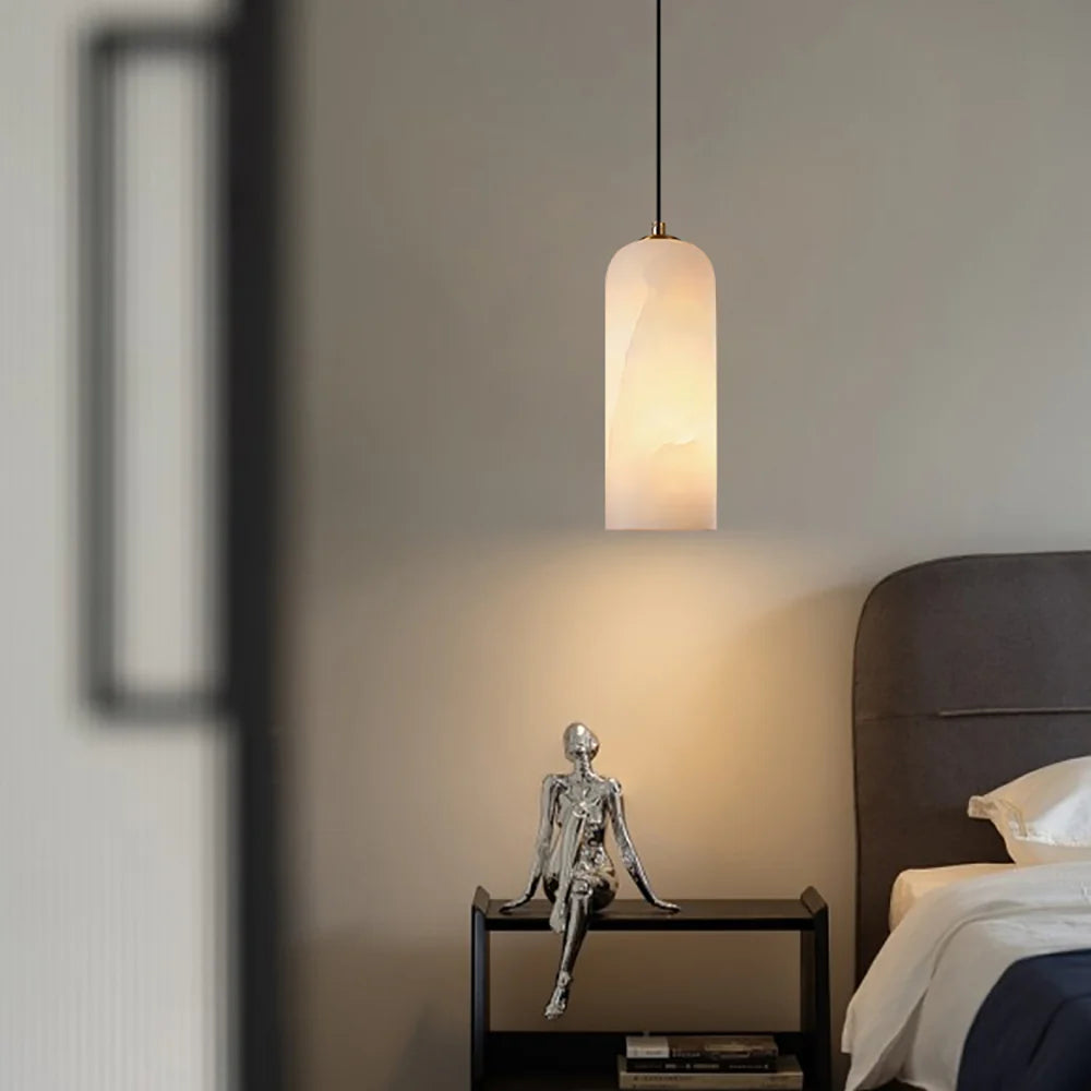 Monty Alabaster Pendant Lamp - Nuvé