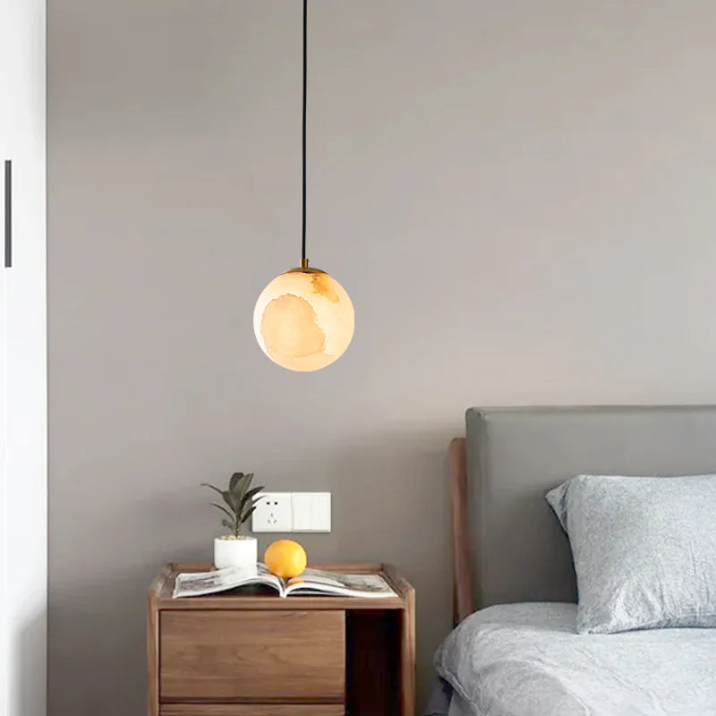 Moon Alabaster Pendant Lamp - Nuvé