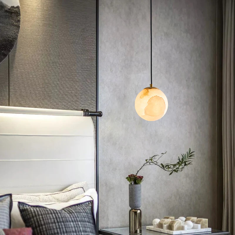 Moon Alabaster Pendant Lamp - Nuvé