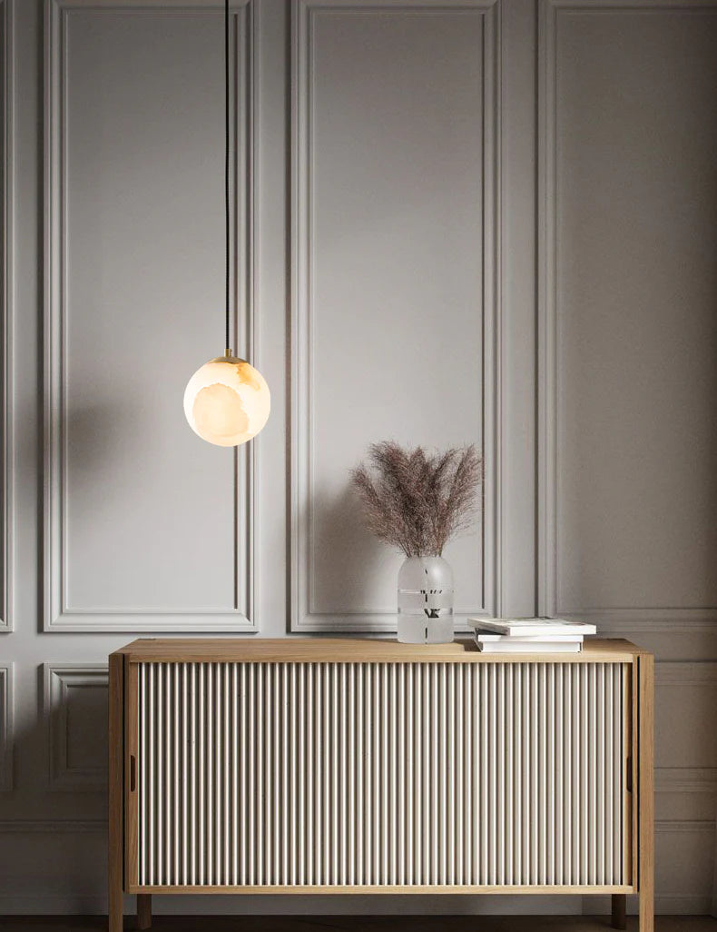 Moon Alabaster Pendant Lamp - Nuvé